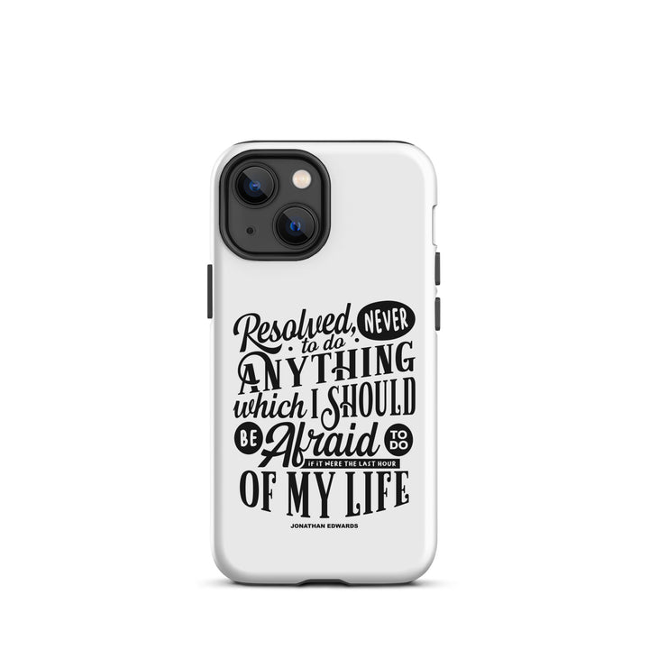 Christian Phone Case Jonathan Edwards Last Hour White for iPhone® iPhone® Phone Cases Matte iPhone 13 mini