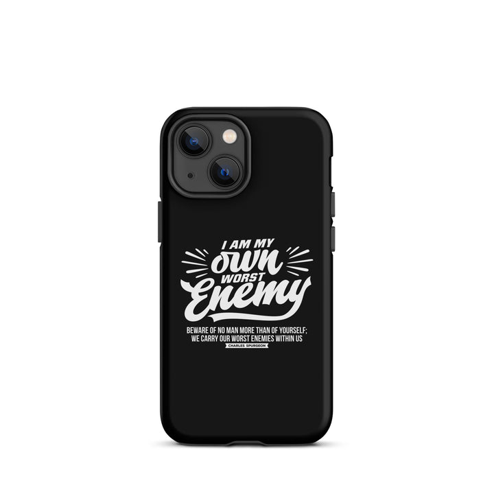 Christian Phone Case Charles Spurgeon's Worst Enemy Black for iPhone® iPhone® Phone Cases Matte iPhone 13 mini