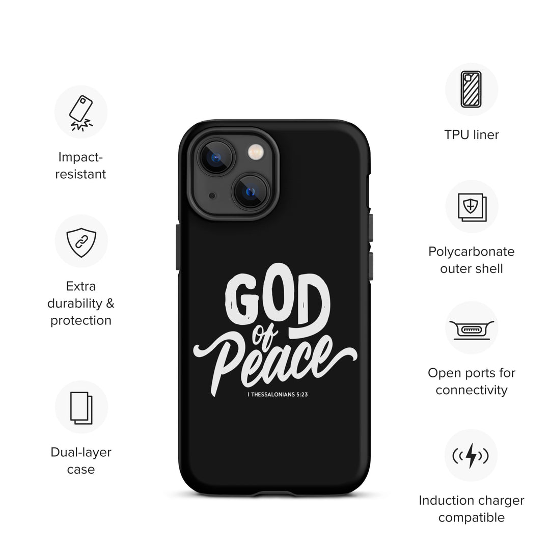 Christian Phone Case God of Peace Black for iPhone® iPhone® Phone Cases   