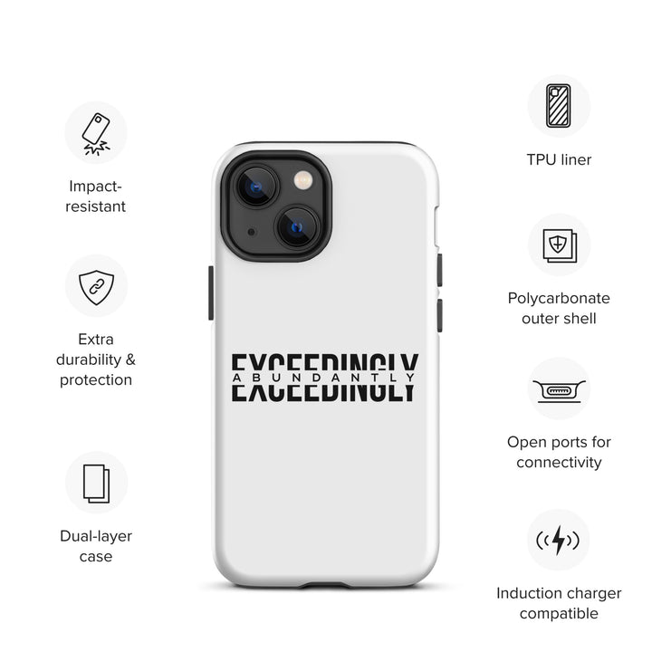 Christian Phone Case Exceedingly Abundantly White for iPhone® iPhone® Phone Cases   