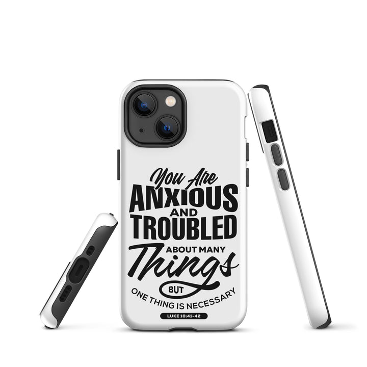 Christian Phone Case Anxious And Troubled White for iPhone® iPhone® Phone Cases   
