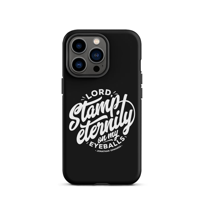Christian Phone Case Jonathan Edwards Stamp Eternity Black for iPhone® iPhone® Phone Cases Matte iPhone 13 Pro