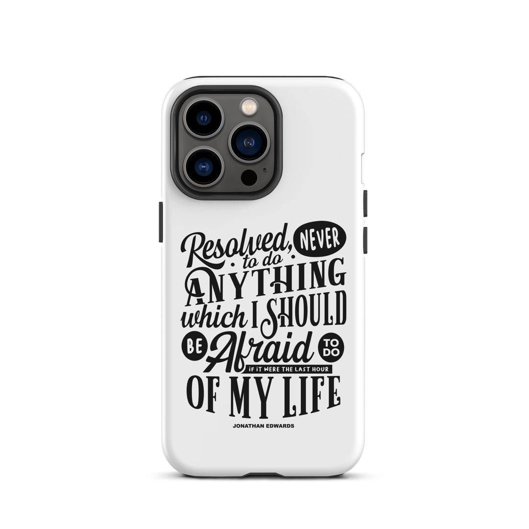 Christian Phone Case Jonathan Edwards Last Hour White for iPhone® iPhone® Phone Cases Matte iPhone 13 Pro
