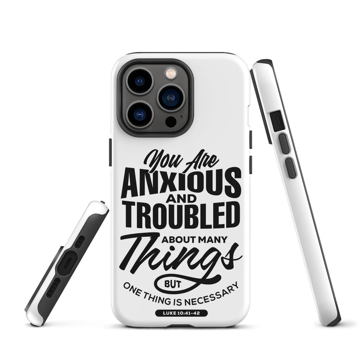 Christian Phone Case Anxious And Troubled White for iPhone® iPhone® Phone Cases   