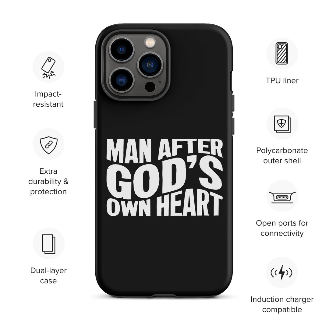 Christian Phone Case Man After God's Heart for iPhone® iPhone® Phone Cases   