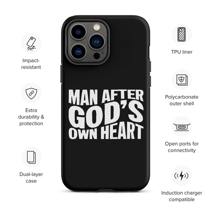 Christian Phone Case Man After God's Heart for iPhone® iPhone® Phone Cases   