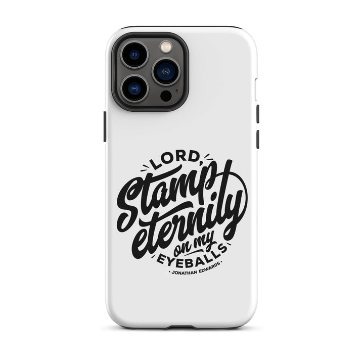 Christian Phone Case Jonathan Edwards Stamp Eternity White for iPhone® iPhone® Phone Cases Matte iPhone 13 Pro Max