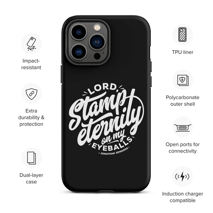 Christian Phone Case Stamp Eternity Black for iPhone® iPhone® Phone Cases   