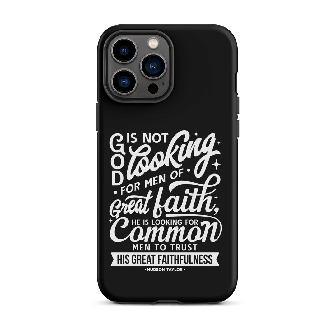 Christian Phone Case Hudson Taylor Common Men Black for iPhone® iPhone® Phone Cases Matte iPhone 13 Pro Max