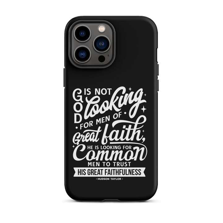 Christian Phone Case Hudson Taylor Common Men Black for iPhone® iPhone® Phone Cases Matte iPhone 13 Pro Max