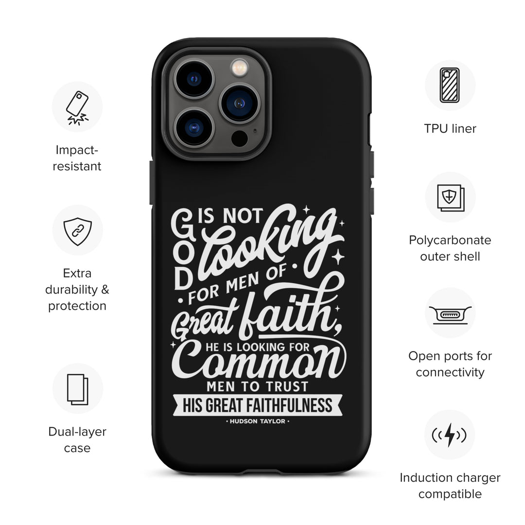 Christian Phone Case Common Men Black for iPhone® iPhone® Phone Cases   