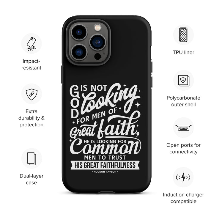 Christian Phone Case Common Men Black for iPhone® iPhone® Phone Cases   
