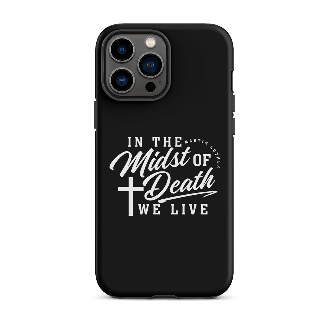 Christian Phone Case Martin Luther's Midst of Death Black for iPhone® iPhone® Phone Cases Matte iPhone 13 Pro Max