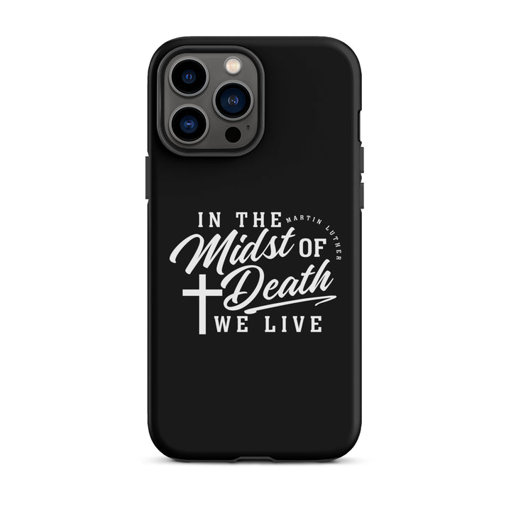 Christian Phone Case Martin Luther's Midst of Death Black for iPhone® iPhone® Phone Cases Matte iPhone 13 Pro Max