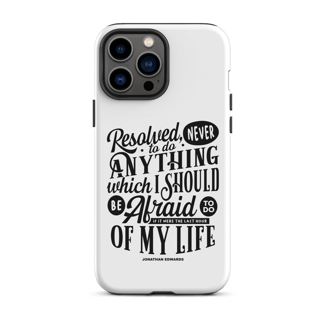Christian Phone Case Jonathan Edwards Last Hour White for iPhone® iPhone® Phone Cases Matte iPhone 13 Pro Max