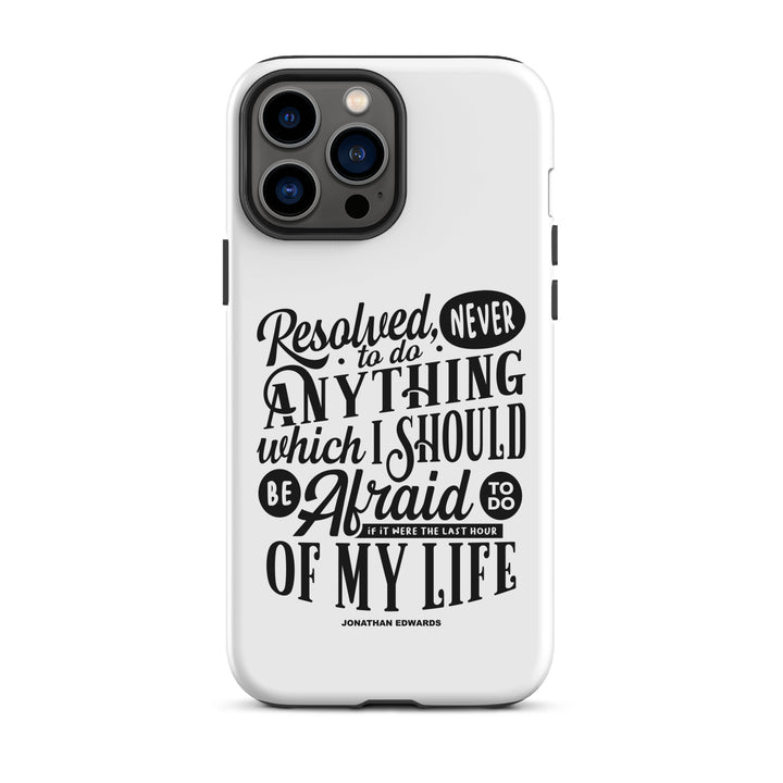 Christian Phone Case Jonathan Edwards Last Hour White for iPhone® iPhone® Phone Cases Matte iPhone 13 Pro Max