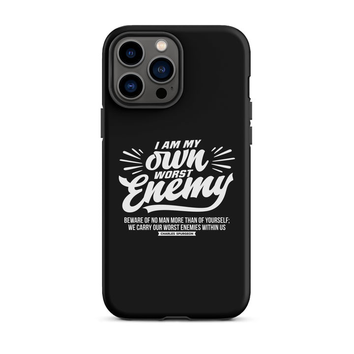 Christian Phone Case Charles Spurgeon's Worst Enemy Black for iPhone® iPhone® Phone Cases Matte iPhone 13 Pro Max
