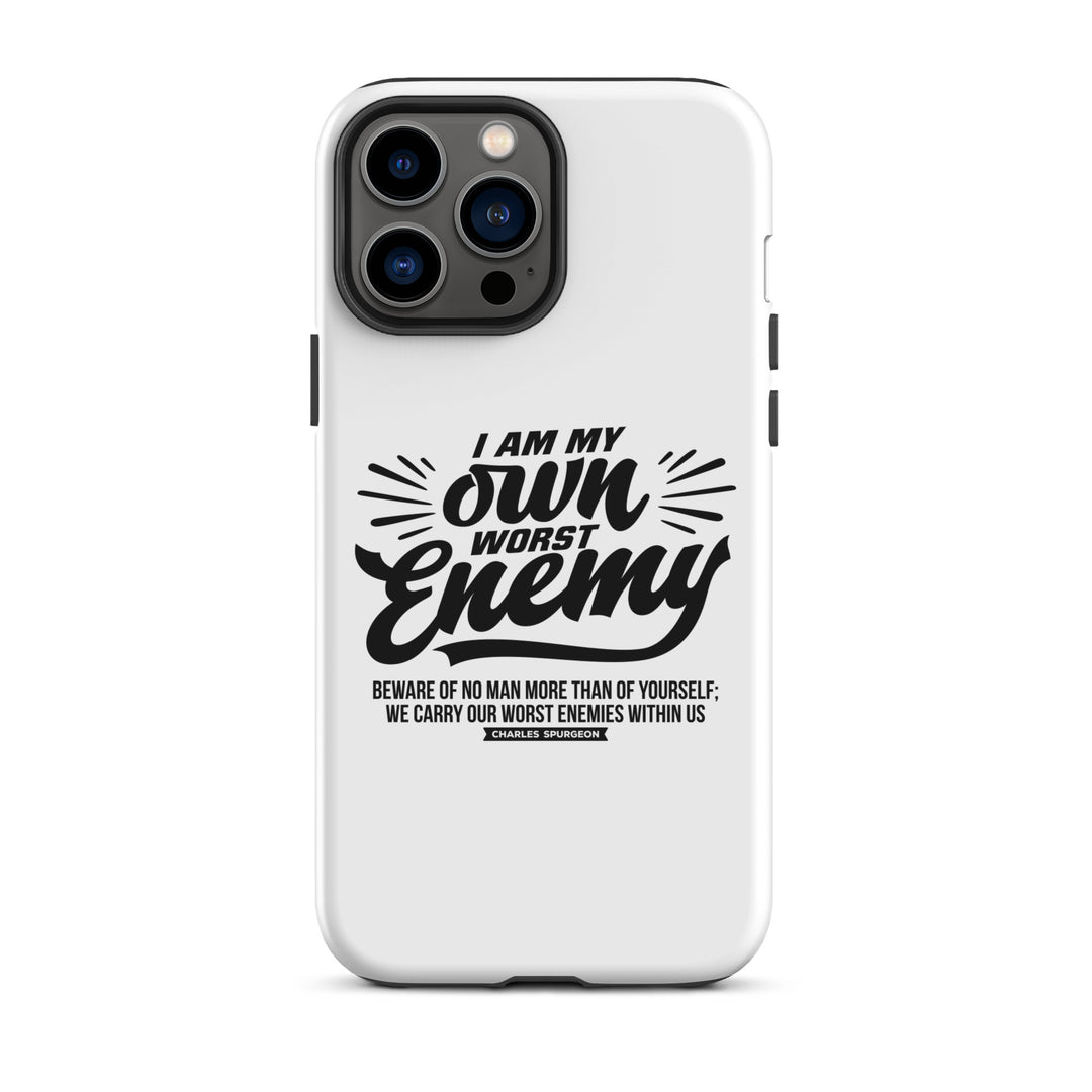 Christian Phone Case Charles Spurgeon's Worst Enemy White for iPhone® iPhone® Phone Cases Matte iPhone 13 Pro Max