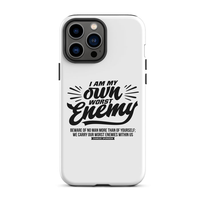 Christian Phone Case Charles Spurgeon's Worst Enemy White for iPhone® iPhone® Phone Cases Matte iPhone 13 Pro Max
