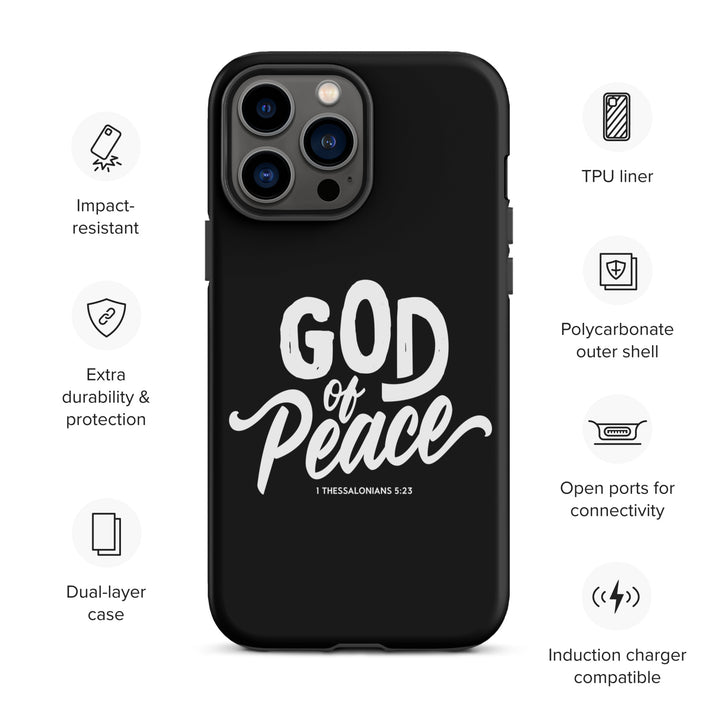 Christian Phone Case God of Peace Black for iPhone® iPhone® Phone Cases   