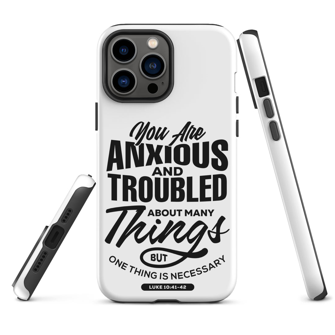 Christian Phone Case Anxious And Troubled White for iPhone® iPhone® Phone Cases   