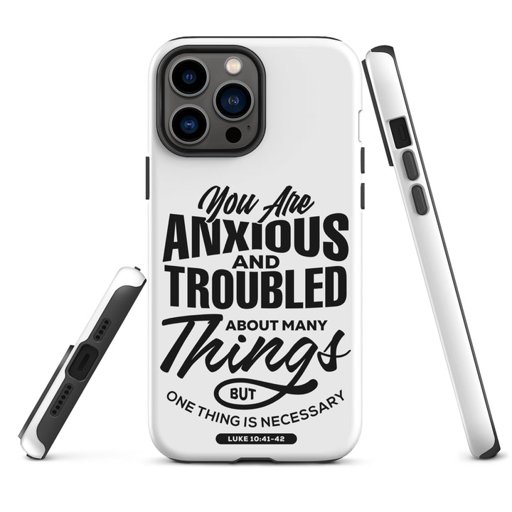 Christian Phone Case Anxious And Troubled White for iPhone® iPhone® Phone Cases   