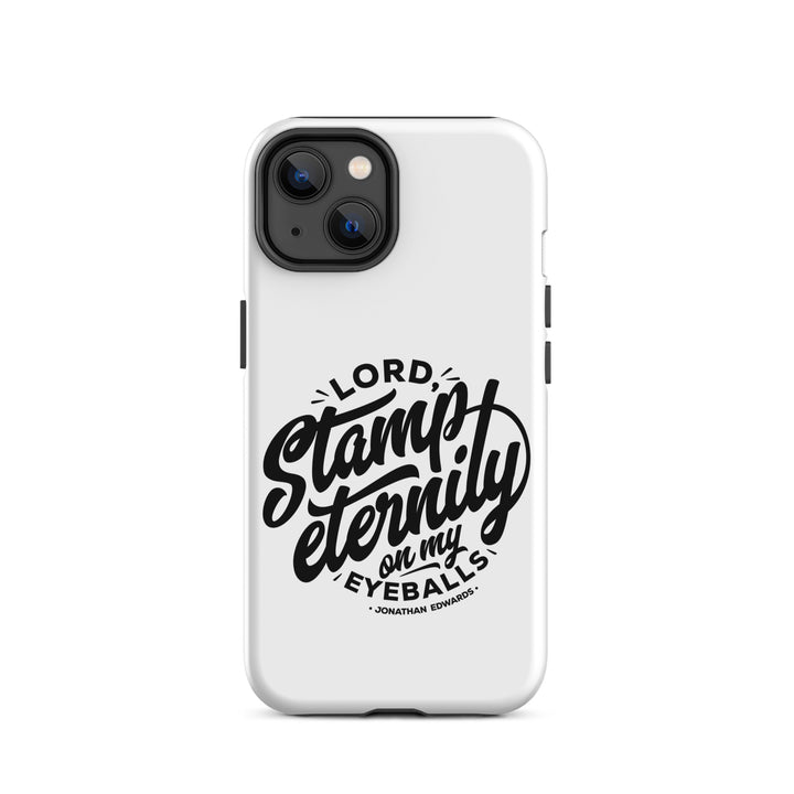 Christian Phone Case Jonathan Edwards Stamp Eternity White for iPhone® iPhone® Phone Cases Matte iPhone 14