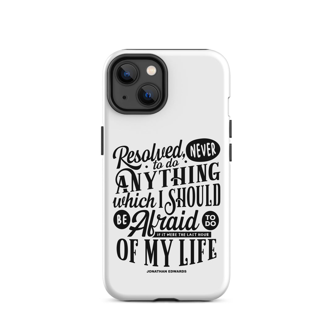 Christian Phone Case Jonathan Edwards Last Hour White for iPhone® iPhone® Phone Cases Matte iPhone 14