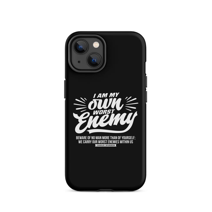 Christian Phone Case Charles Spurgeon's Worst Enemy Black for iPhone® iPhone® Phone Cases Matte iPhone 14