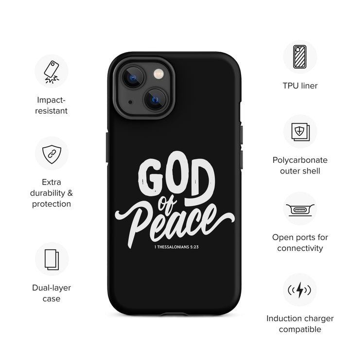 Christian Phone Case God of Peace Black for iPhone® iPhone® Phone Cases   