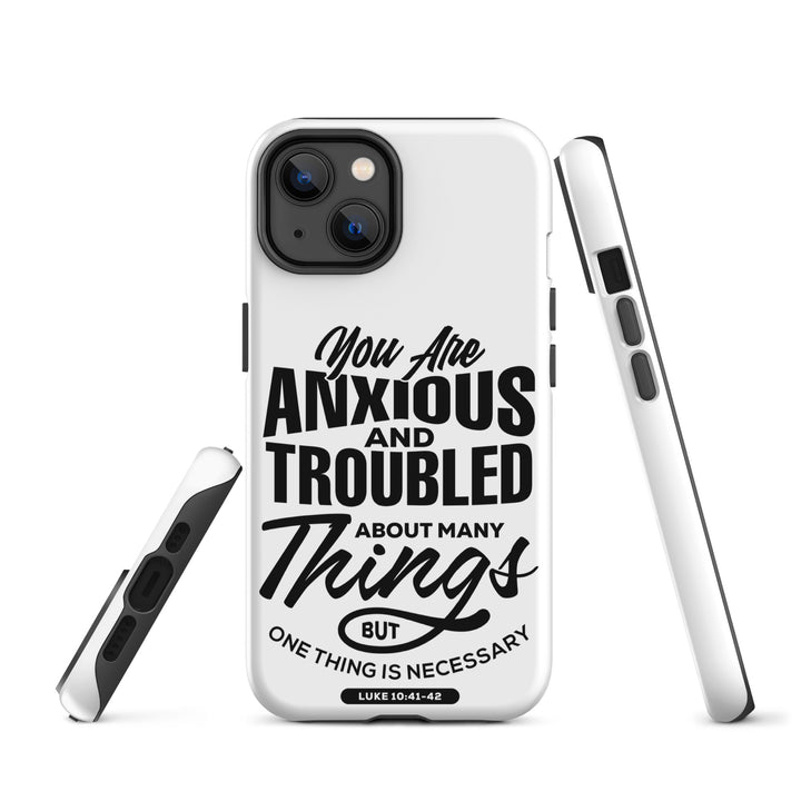 Christian Phone Case Anxious And Troubled White for iPhone® iPhone® Phone Cases   