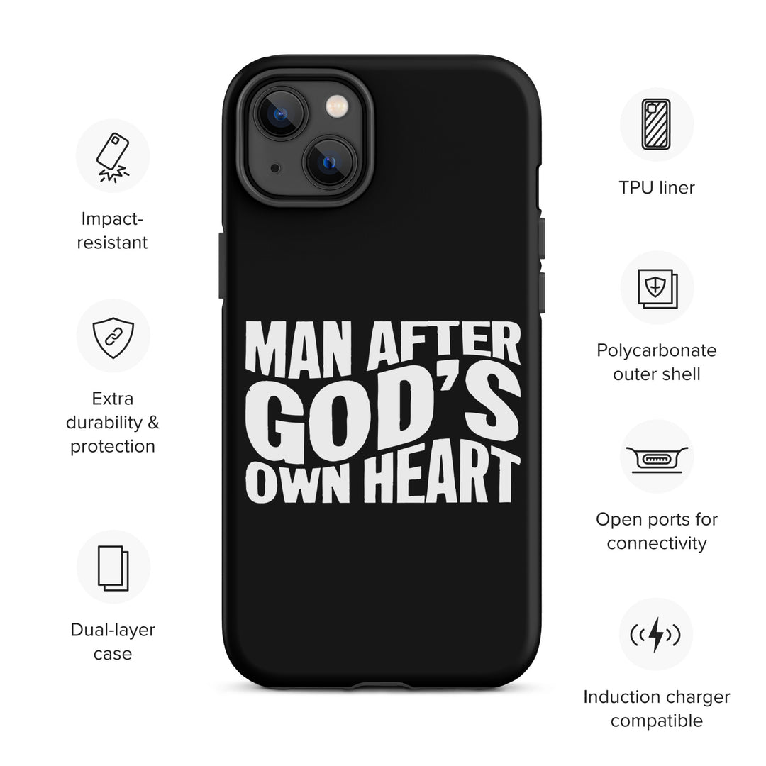 Christian Phone Case Man After God's Heart for iPhone® iPhone® Phone Cases   