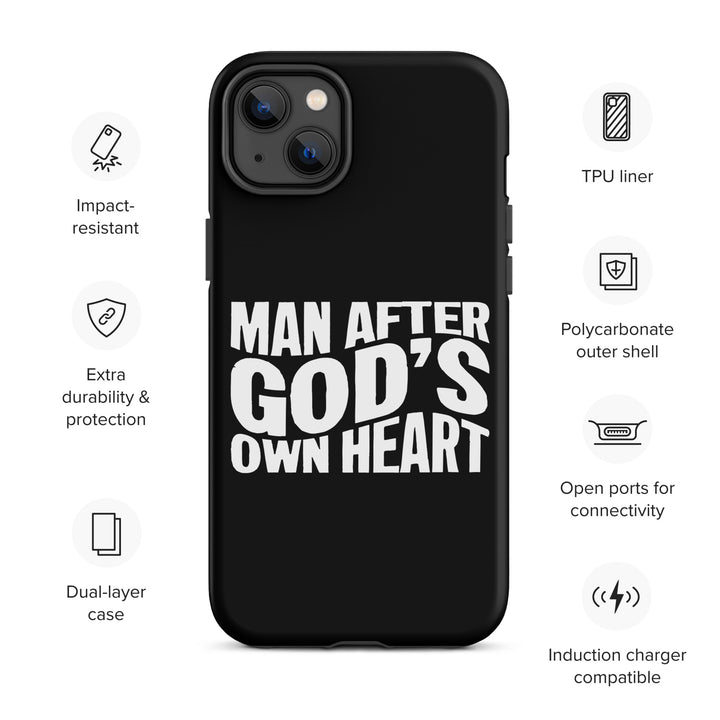 Christian Phone Case Man After God's Heart for iPhone® iPhone® Phone Cases   