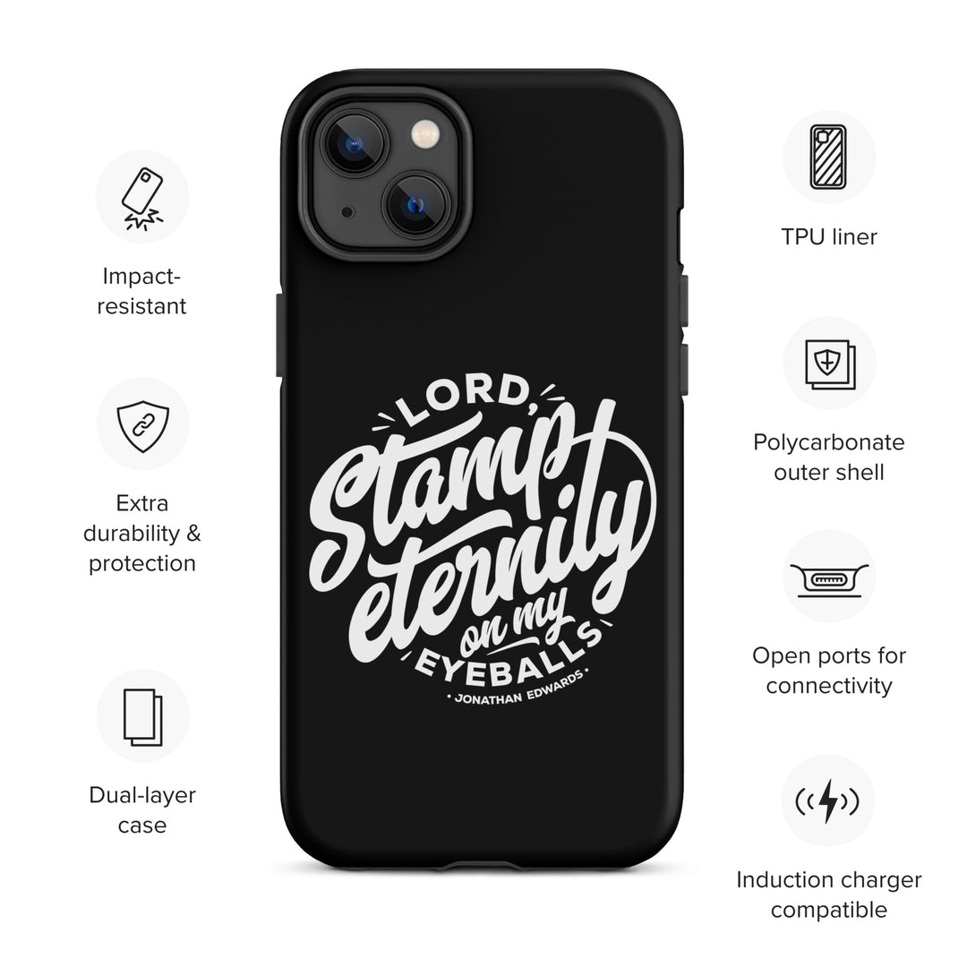 Christian Phone Case Stamp Eternity Black for iPhone® iPhone® Phone Cases   