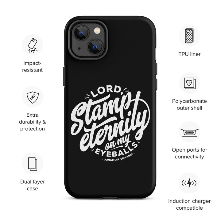Christian Phone Case Stamp Eternity Black for iPhone® iPhone® Phone Cases   