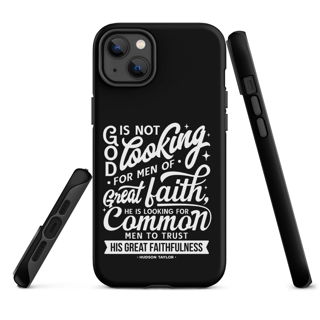 Christian Phone Case Common Men Black for iPhone® iPhone® Phone Cases   