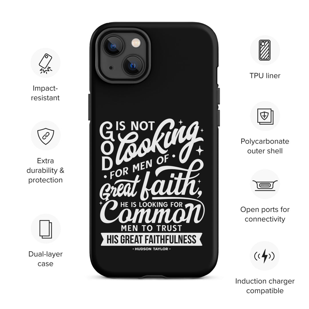 Christian Phone Case Common Men Black for iPhone® iPhone® Phone Cases   