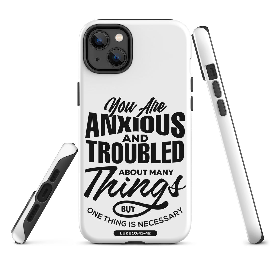 Christian Phone Case Anxious And Troubled White for iPhone® iPhone® Phone Cases   