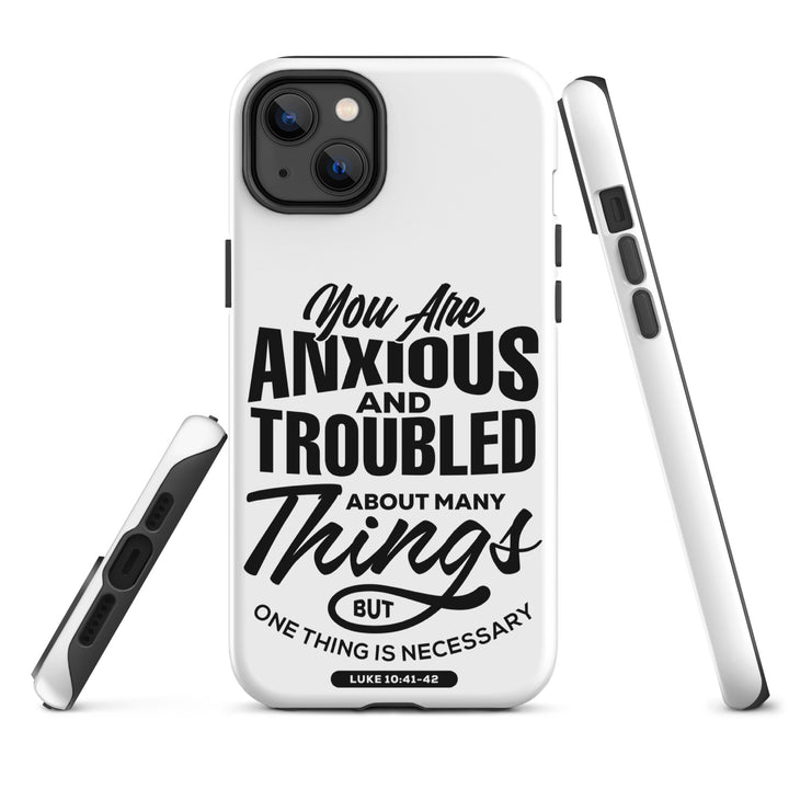 Christian Phone Case Anxious And Troubled White for iPhone® iPhone® Phone Cases   