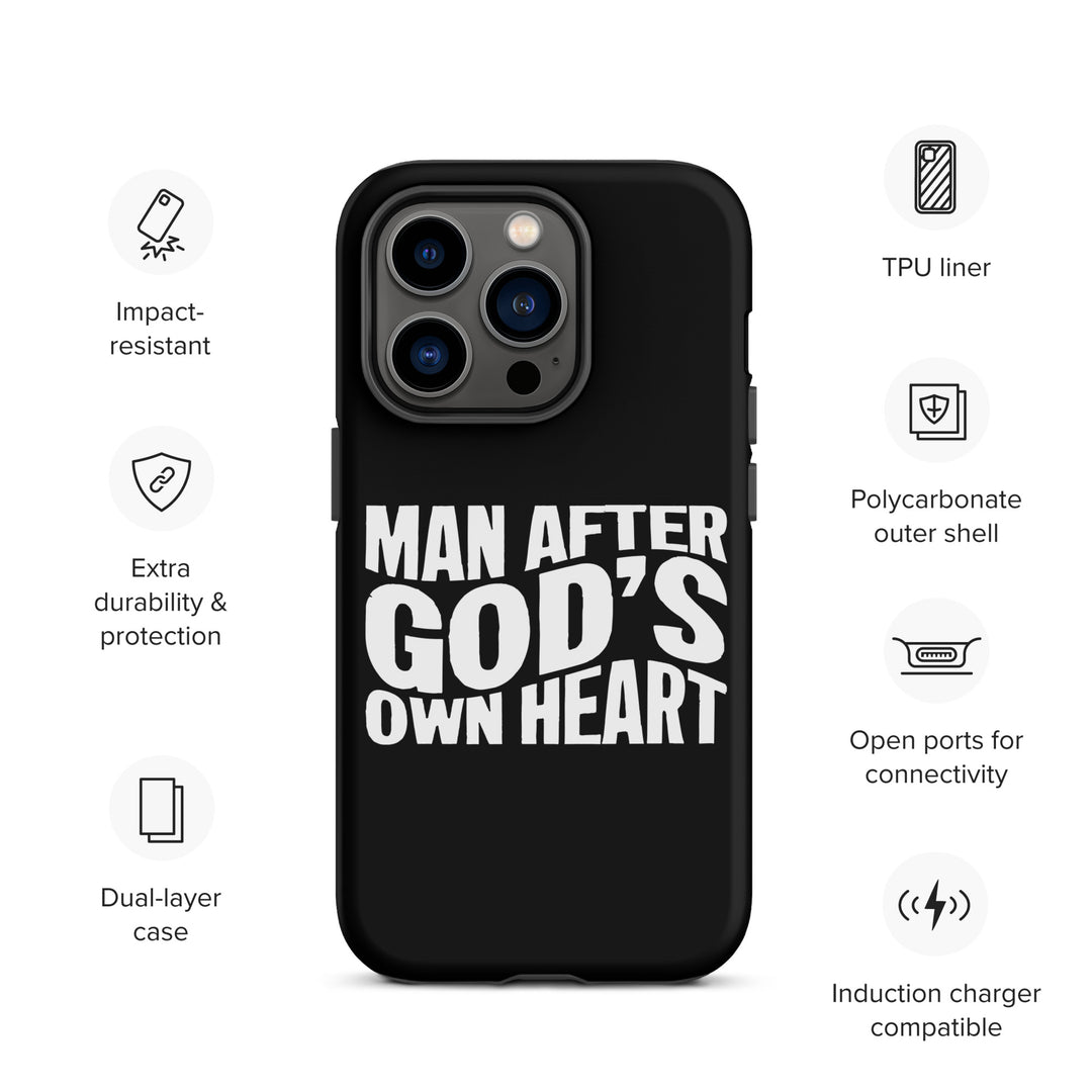 Christian Phone Case Man After God's Heart for iPhone® iPhone® Phone Cases   