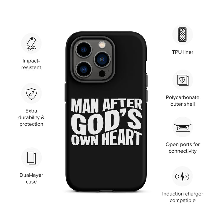 Christian Phone Case Man After God's Heart for iPhone® iPhone® Phone Cases   