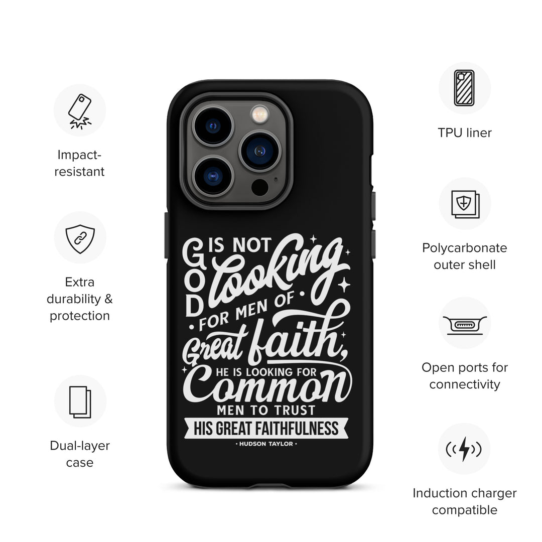 Christian Phone Case Common Men Black for iPhone® iPhone® Phone Cases   
