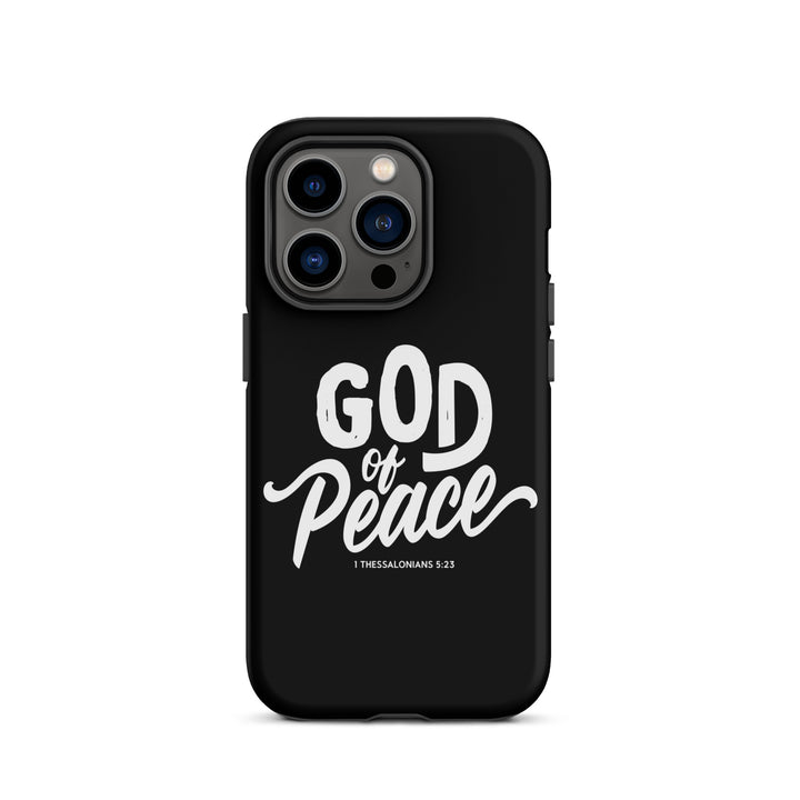 Christian Phone Case God of Peace Black for iPhone® iPhone® Phone Cases Matte iPhone 14 Pro 