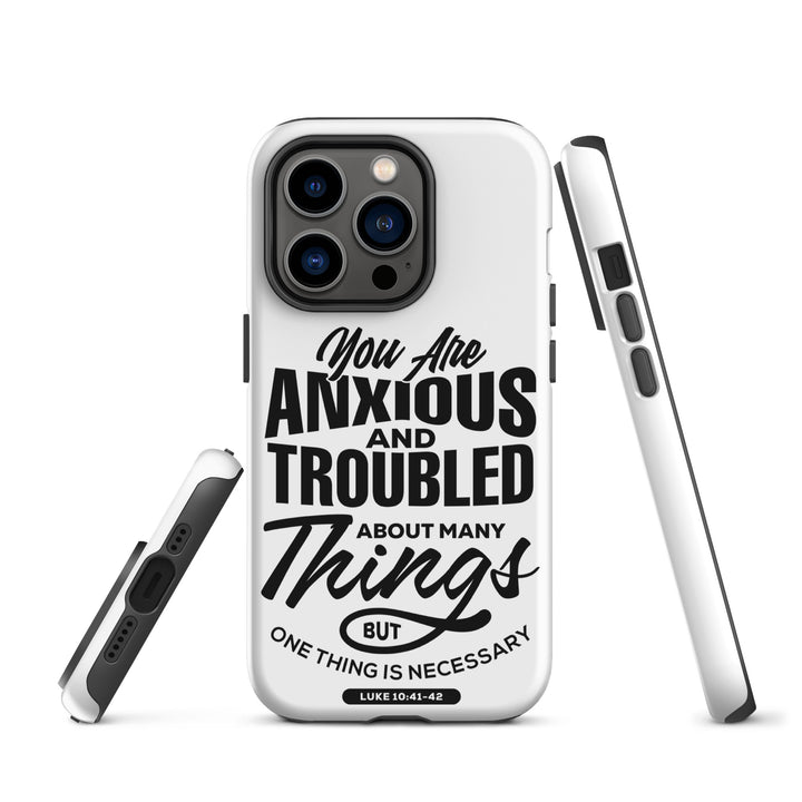 Christian Phone Case Anxious And Troubled White for iPhone® iPhone® Phone Cases   