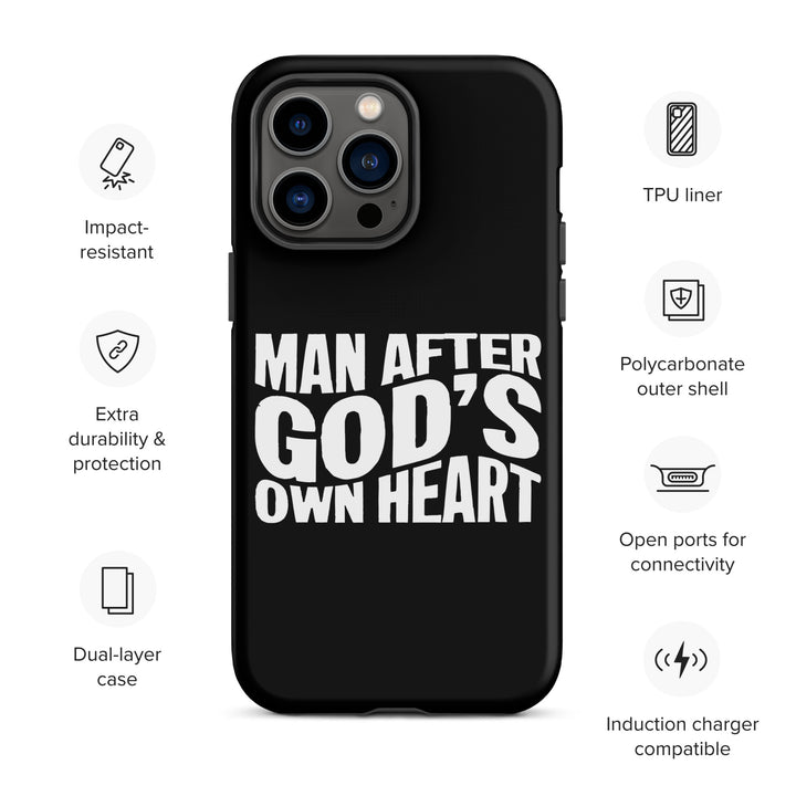 Christian Phone Case Man After God's Heart for iPhone® iPhone® Phone Cases   