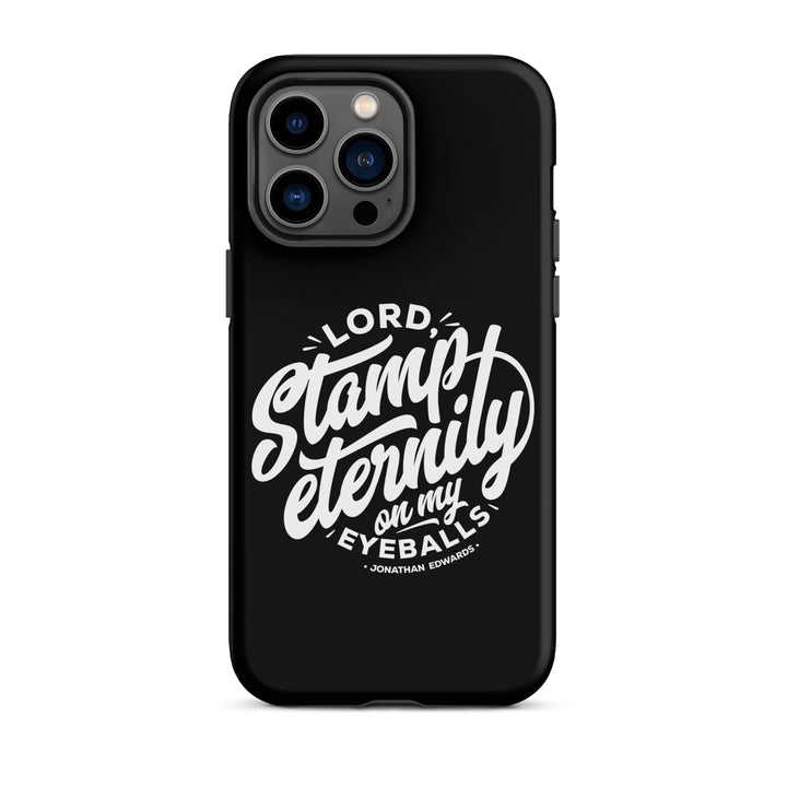 Christian Phone Case Stamp Eternity Black for iPhone® iPhone® Phone Cases Matte iPhone 14 Pro Max 