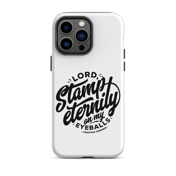 Christian Phone Case Stamp Eternity White for iPhone® iPhone® Phone Cases Matte iPhone 14 Pro Max 