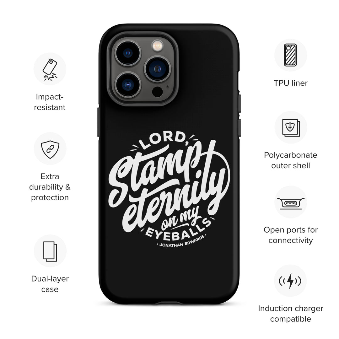 Christian Phone Case Stamp Eternity Black for iPhone® iPhone® Phone Cases   