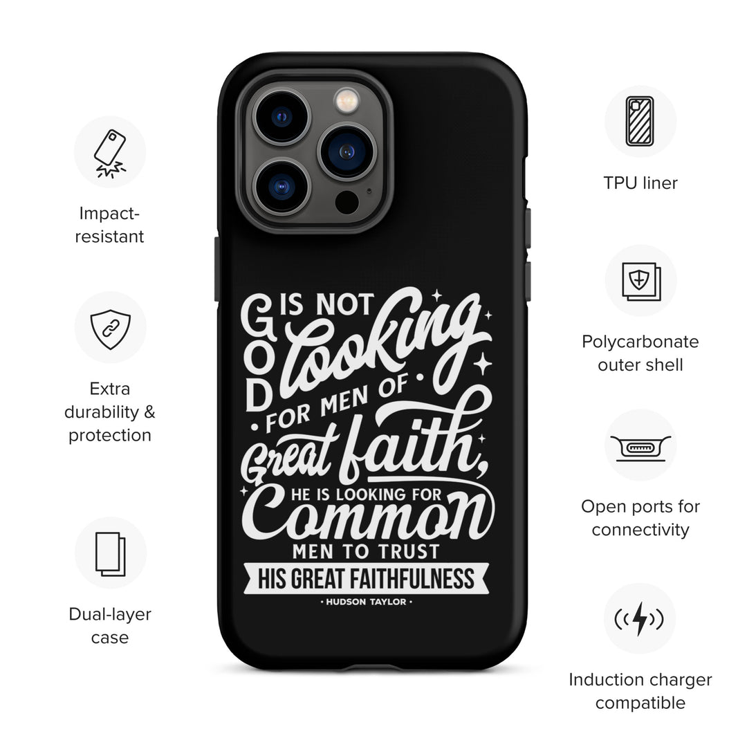 Christian Phone Case Common Men Black for iPhone® iPhone® Phone Cases   