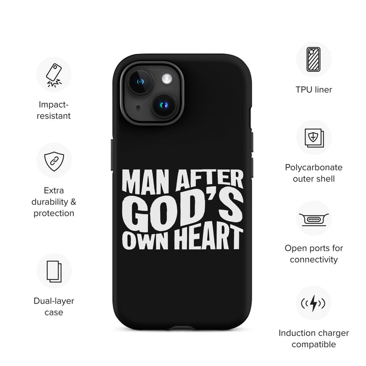 Christian Phone Case Man After God's Heart for iPhone® iPhone® Phone Cases   